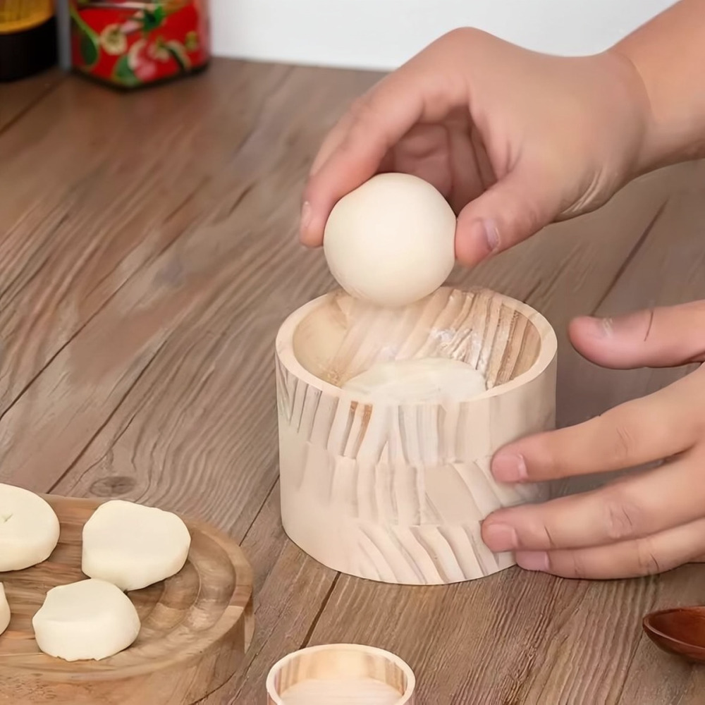 Kitchen Gadgets Dumpling Maker - Utensile da cucina per appiattire l'impasto,